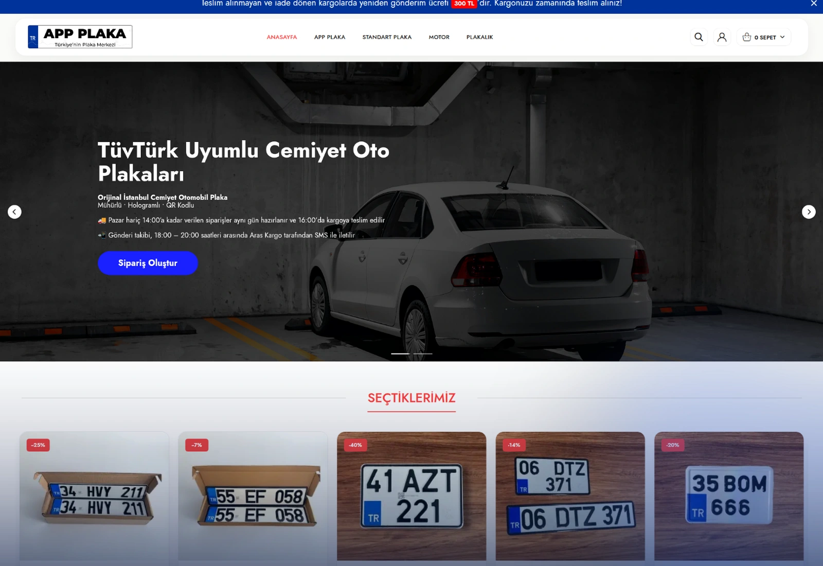 App Plaka commerce and configurator project